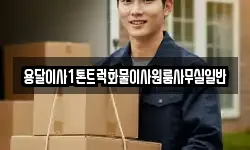 용달이사1톤트럭화물이사원룸사무실일반