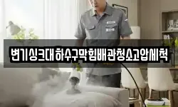 변기싱크대하수구막힘배관청소고압세척