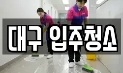 대구 입주청소