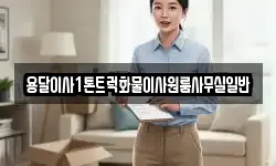 용달이사1톤트럭화물이사원룸사무실일반