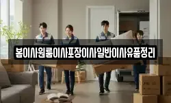 봄이사원룸이사포장이사일반이사유품정리
