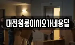 대전원룸이사오가네용달