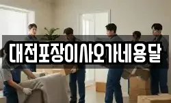 대전포장이사오가네용달