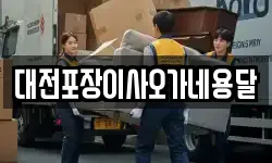 대전포장이사오가네용달