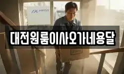 대전원룸이사오가네용달