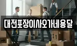 대전포장이사오가네용달