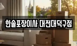 한솔포장이사 대전대덕구점