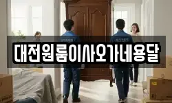대전원룸이사오가네용달