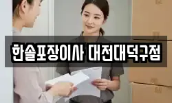 한솔포장이사 대전대덕구점