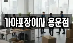 가야포장이사 용운점