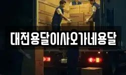 대전용달이사오가네용달