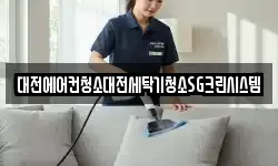 대전에어컨청소대전세탁기청소SG크린시스템