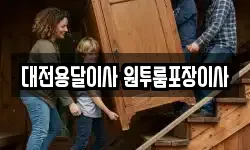 대전용달이사 원투룸포장이사