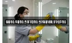원룸청소.투룸청소.쓰레기집청소.반려동물냄새,상가입주청소