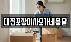 대전포장이사오가네용달