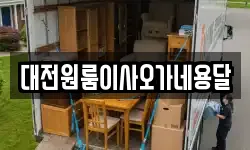대전원룸이사오가네용달
