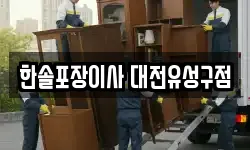 한솔포장이사 대전유성구점