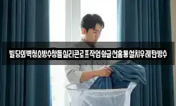 빌딩외벽청소방수창틀실리콘로프작업슁글선홈통설치우레탄방수