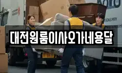대전원룸이사오가네용달