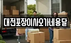 대전포장이사오가네용달