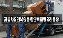 자동차유리복원돌빵크랙차량유리출장