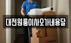 대전원룸이사오가네용달