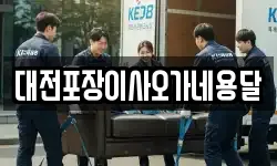 대전포장이사오가네용달