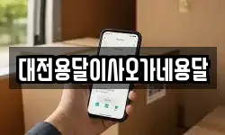 대전용달이사오가네용달