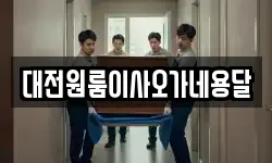 대전원룸이사오가네용달