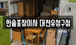 한솔포장이사 대전유성구점