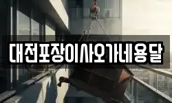 대전포장이사오가네용달