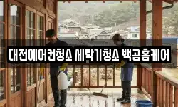 대전에어컨청소 세탁기청소 백곰홈케어