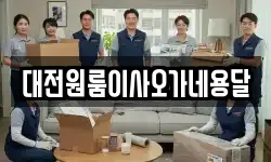 대전원룸이사오가네용달