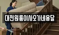 대전원룸이사오가네용달
