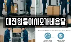 대전원룸이사오가네용달