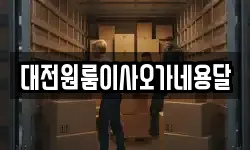 대전원룸이사오가네용달