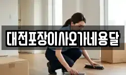 대전포장이사오가네용달