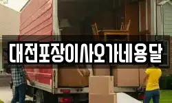 대전포장이사오가네용달