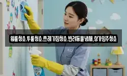 원룸청소.투룸청소.쓰레기집청소.반려동물냄새,상가입주청소