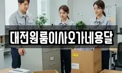 대전원룸이사오가네용달