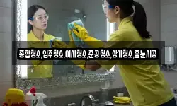 종합청소,입주청소,이사청소,준공청소,상가청소,줄눈시공