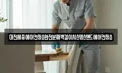 대전세종에어컨청소완전분해벽걸이시스템스탠드에어컨청소