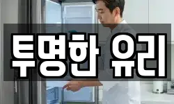 투명한 유리