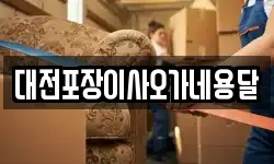 대전포장이사오가네용달