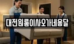 대전원룸이사오가네용달