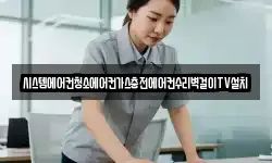 시스템에어컨청소에어컨가스충전에어컨수리벽걸이TV설치