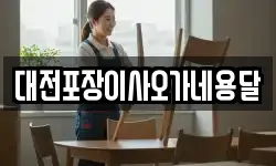 대전포장이사오가네용달