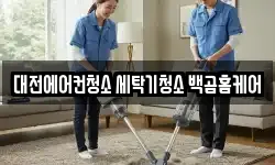 대전에어컨청소 세탁기청소 백곰홈케어