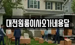 대전원룸이사오가네용달