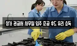 상가 관공서 사무실 입주 준공 후드 유리 소독